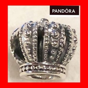 PANDORA 790930 2012 ROYAL CROWN SILVER BEAD CHA
